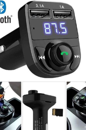 Organic Car Wireless Bluetooth FM Transmitter Kit USB Fast Charger Adapter Mp3 Player