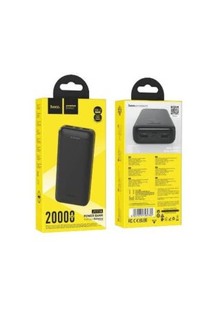 Hoco Power bank portable – j111A – 20000 MAH – Black