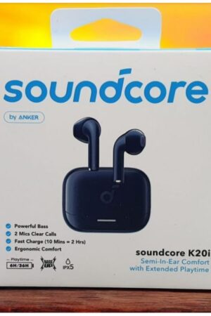 Anker Soundcore K20i, Semi-In-Ear Wireless Headphones, Bluetooth 5.3